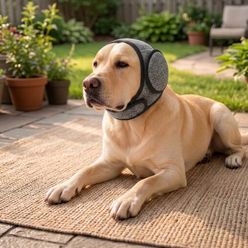 BooNest Dog Ear Muffs – Calming Noise Protection Ear Wrap