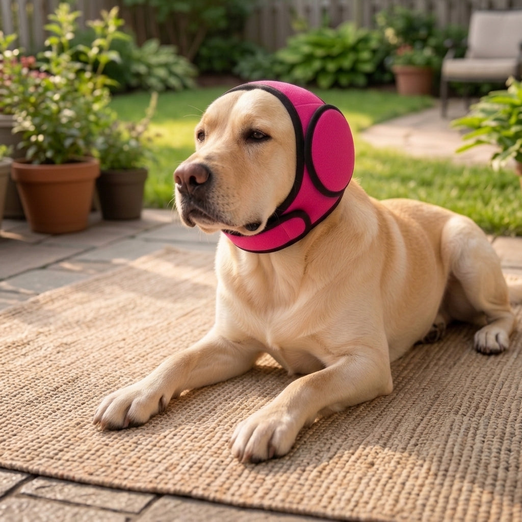 BooNest Dog Ear Muffs – Calming Noise Protection Ear Wrap